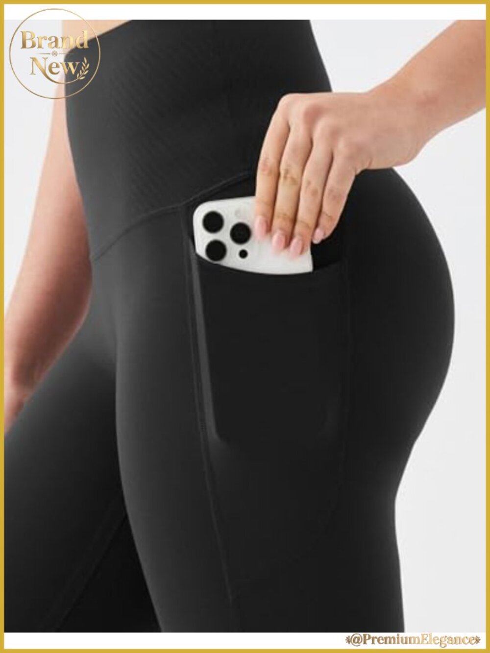 K-Swiss Workout Leggings No Front Seam High Waist Stretchy Soft Yoga Pants Gym